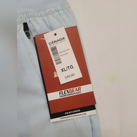 Canada Weathergear Cloud Blue Athletic Shorts for Women - Picture 3 of 8